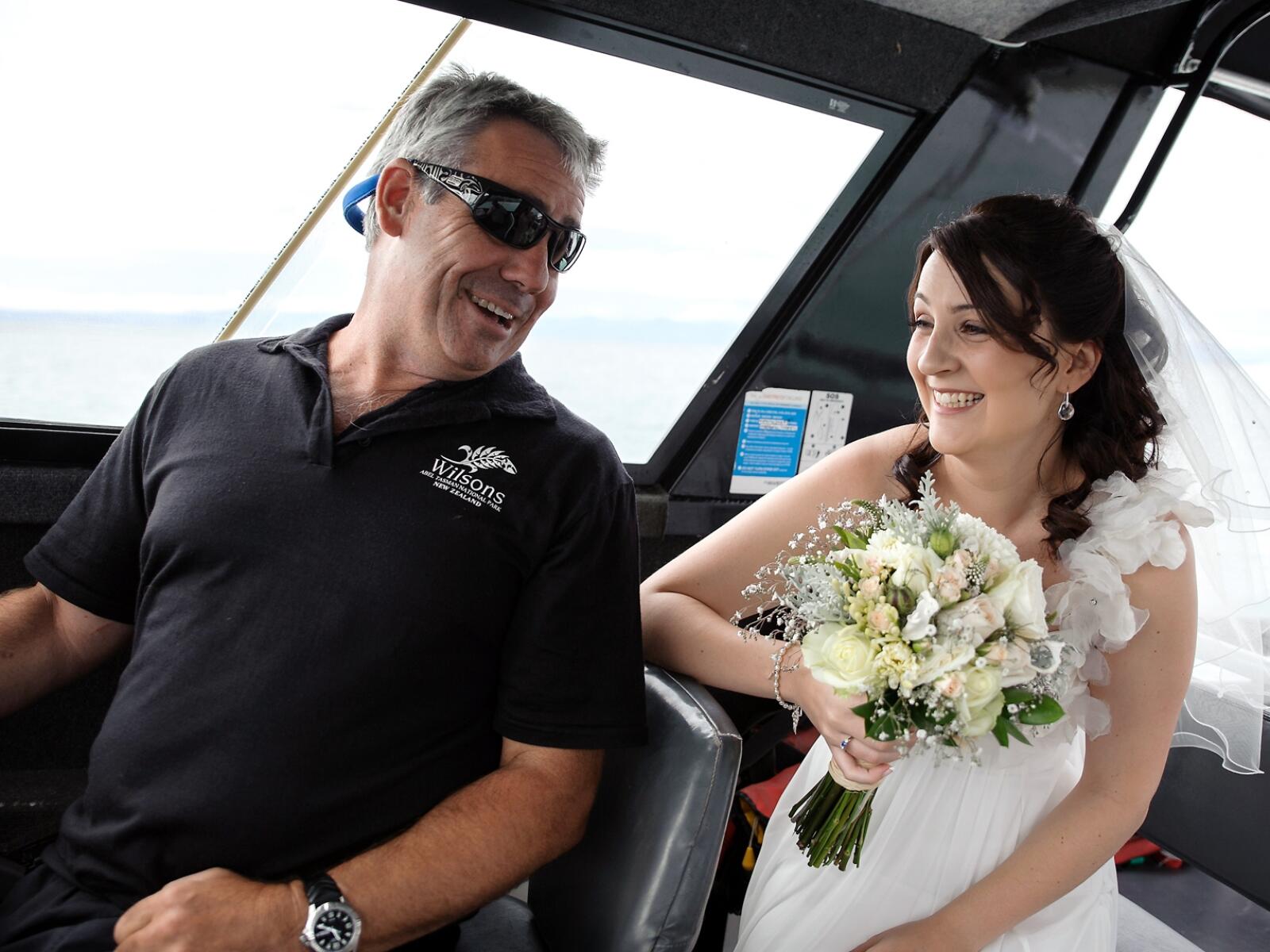Guests aboard a Wilsons boat